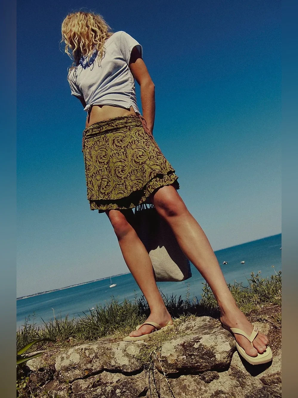 Free People free-est Scarlett Printed Skort Short